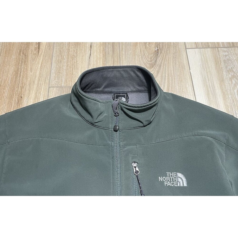 The North Face Apex Softshell Green Full Zip Jacket - Men Size Large - Picture 4 of 15
